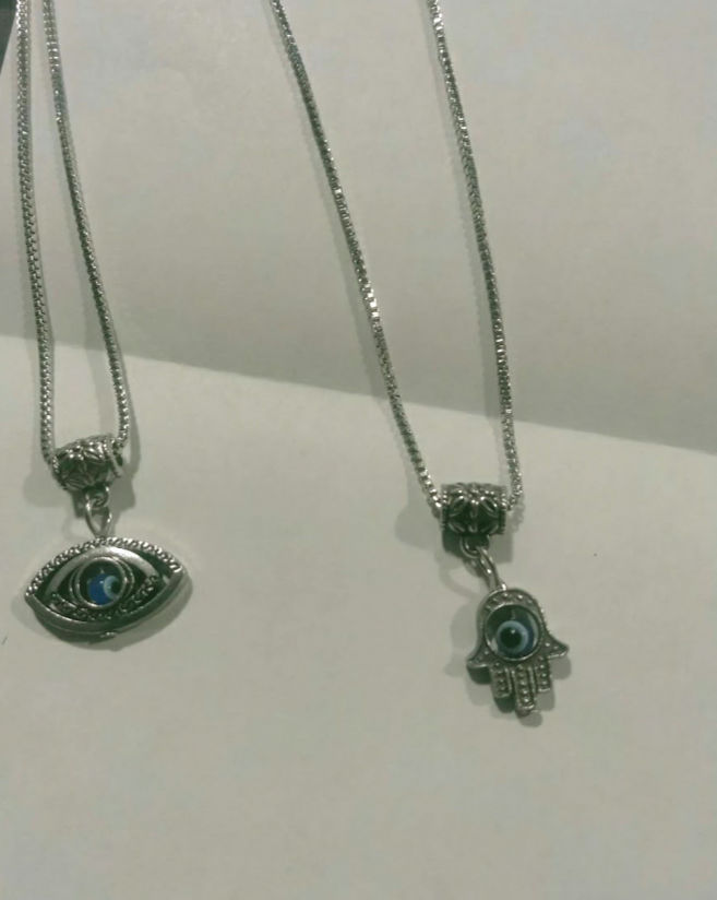 Thumbnail: Evil eye necklaces