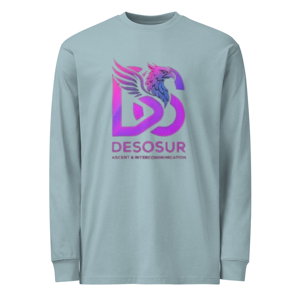 Thumbnail: DESOSUR Men's heavyweight long sleeve t-shirt