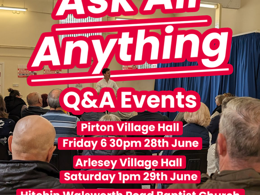 New: Ask Ali Anything Q&A Events