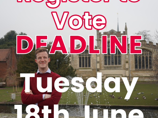 Register to vote deadline: today!