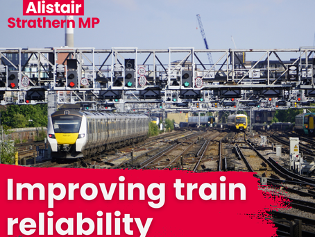 Upgrades planned to improve local rail reliability