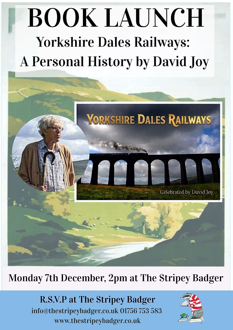 David Joy, Book Launch for Yorkshire Dales Railways.
