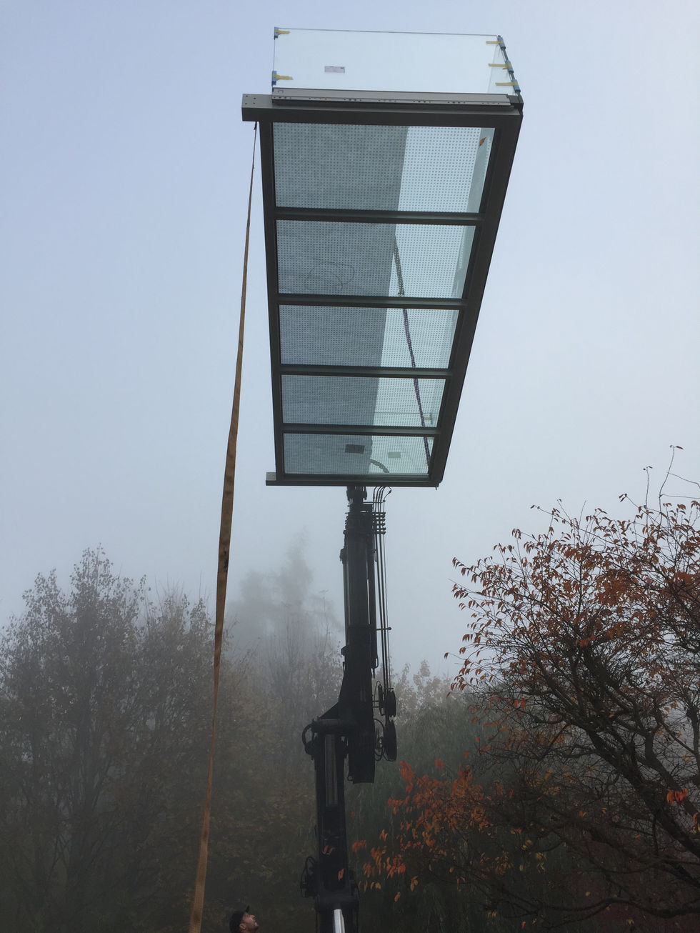 Montage Glasbalkon