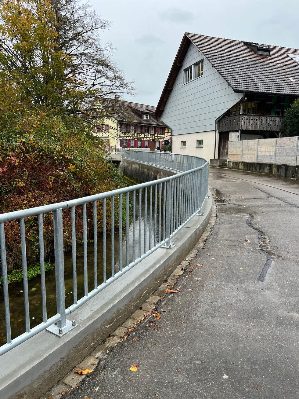 Geländeranlage