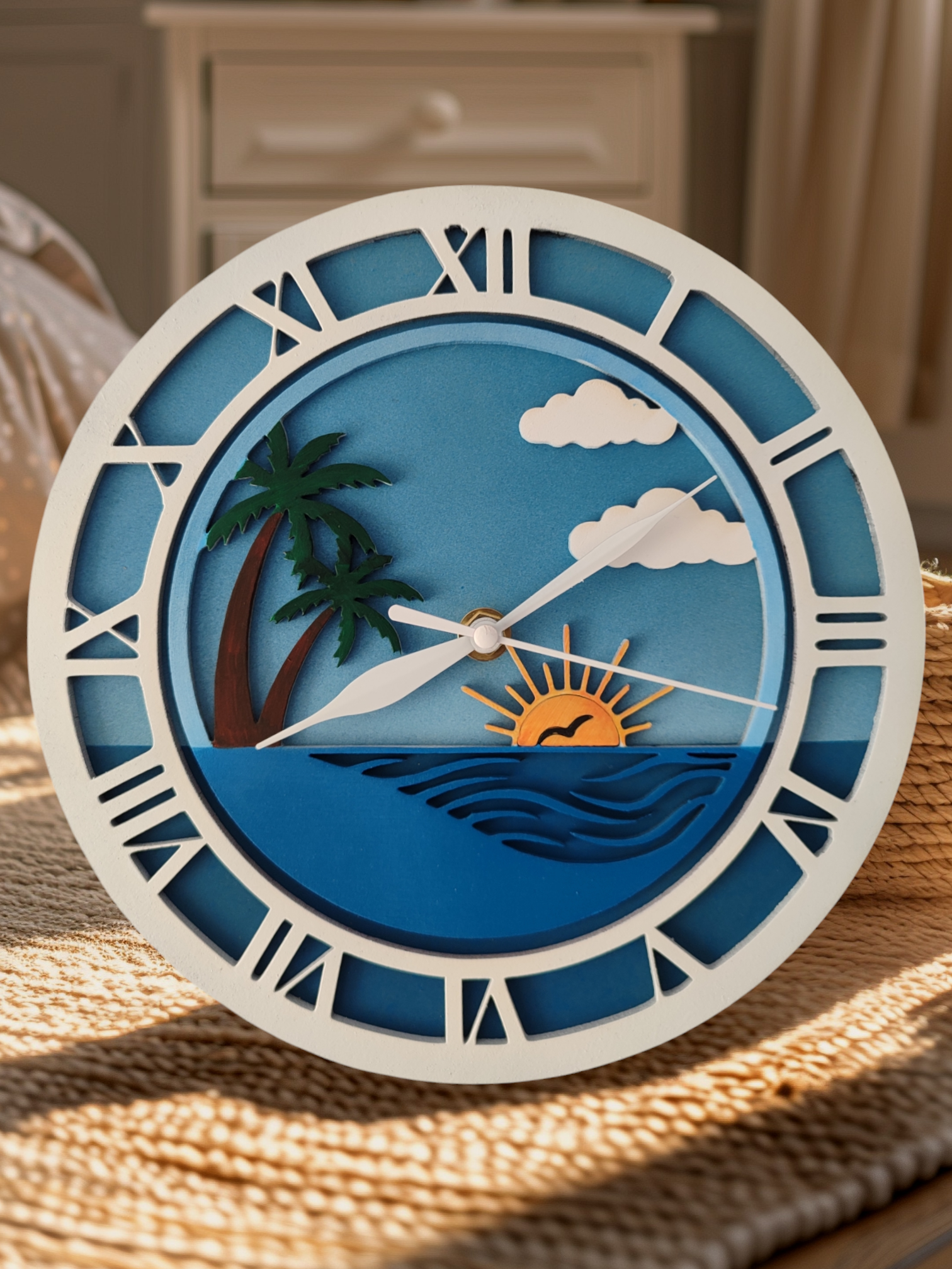 Reloj diseño playa 30cm