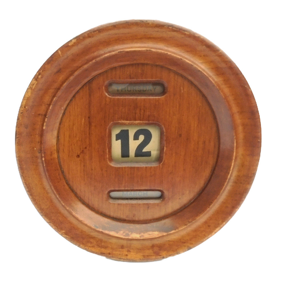 Antique circular perpetual calendar