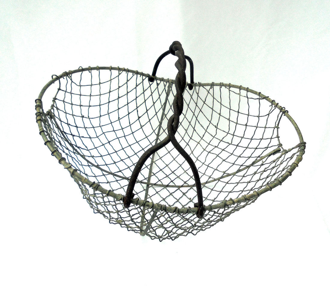 Rustic wire basket