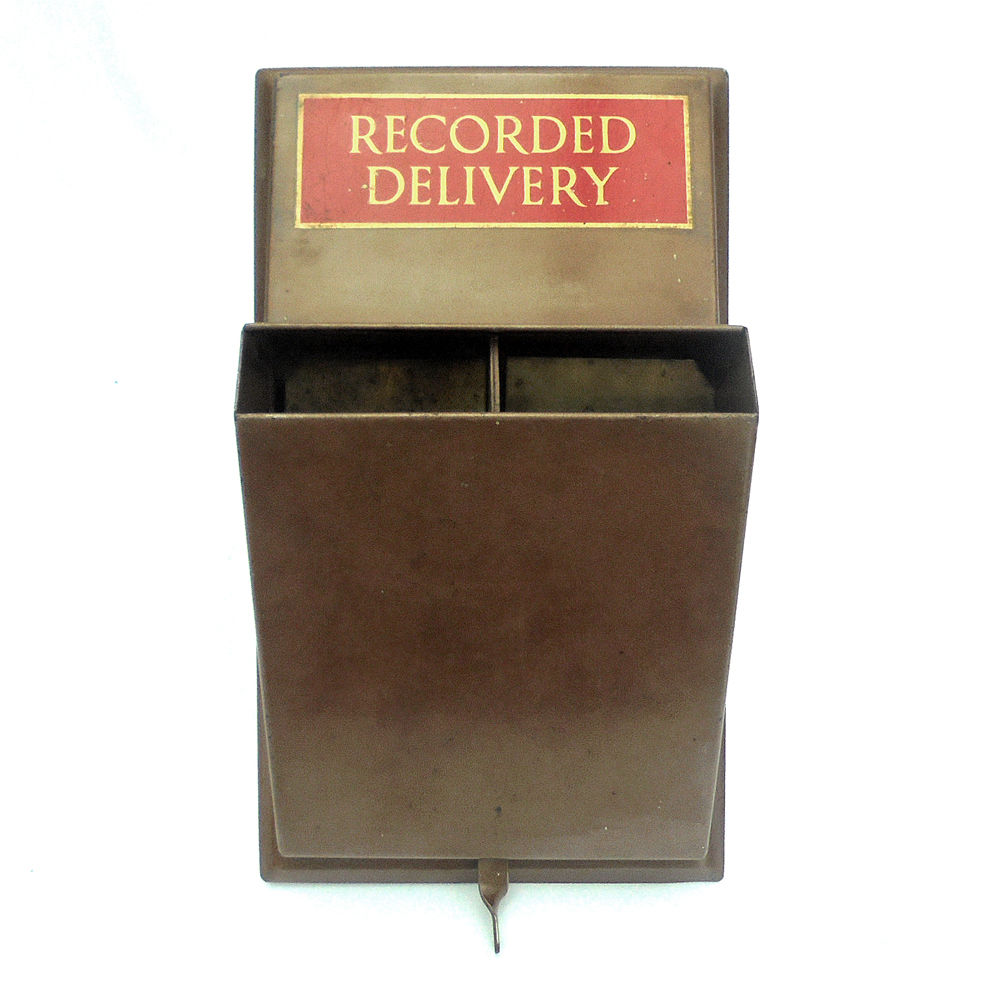 Post office recorded delivery fitting