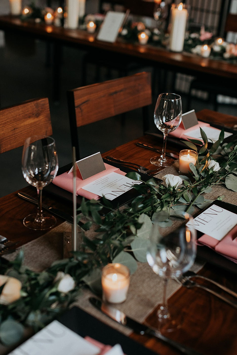 Chicago wedding tablescape