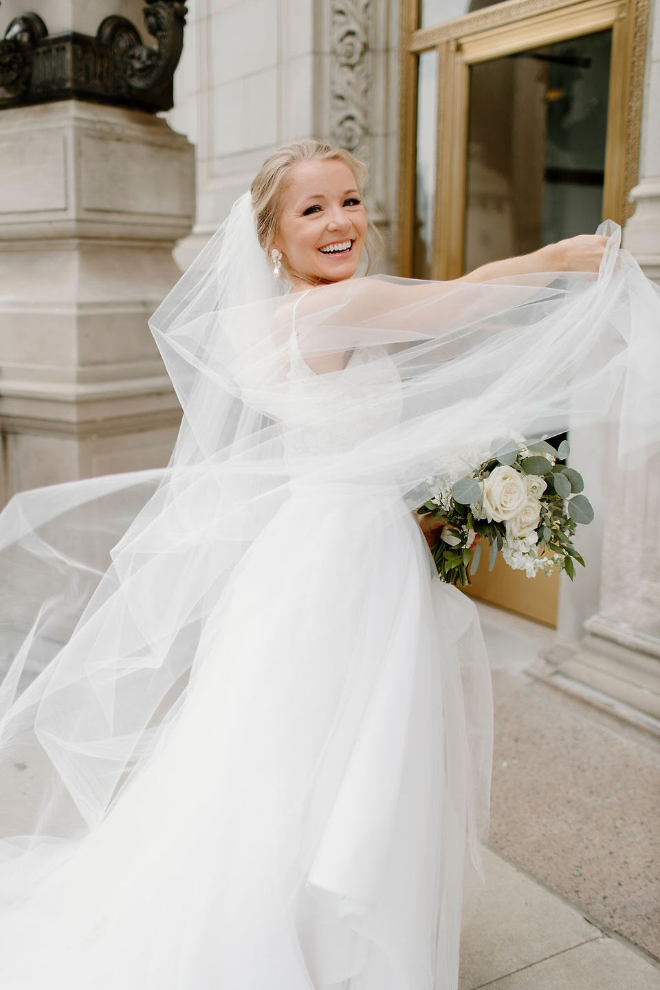Bride with veil