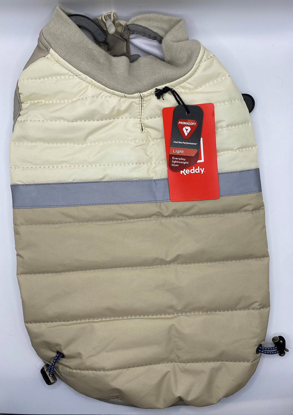 Reddy Dog PrimaLoft* Lightweight Insulation Tan/Cream Dog Puffer Jacket