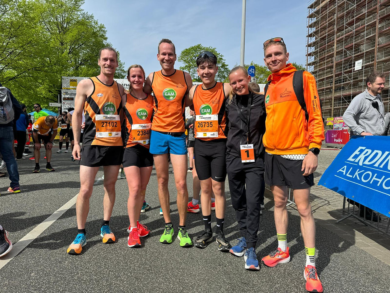 Laufteam Athleten im Ziel