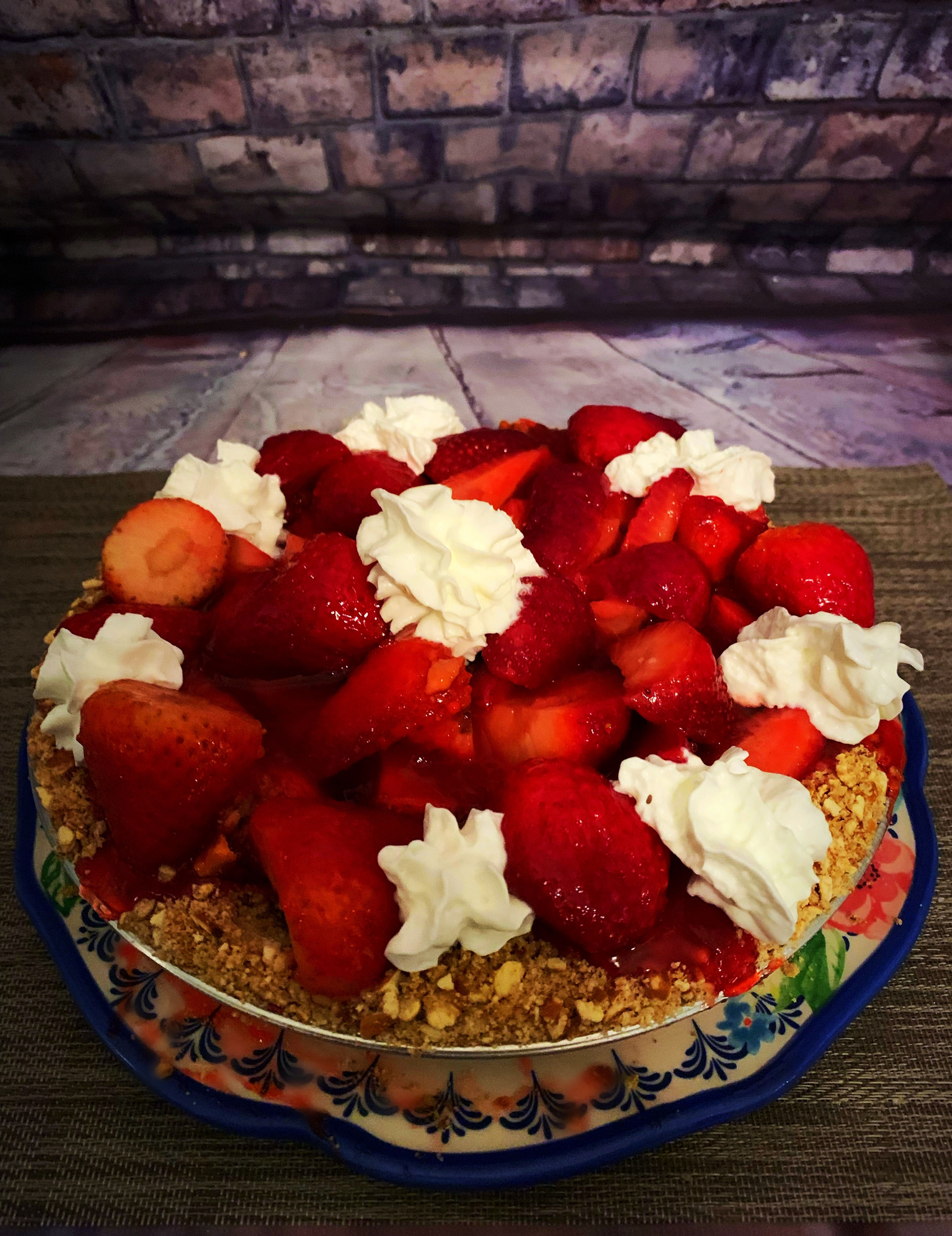 Strawberry Pretzel Pie