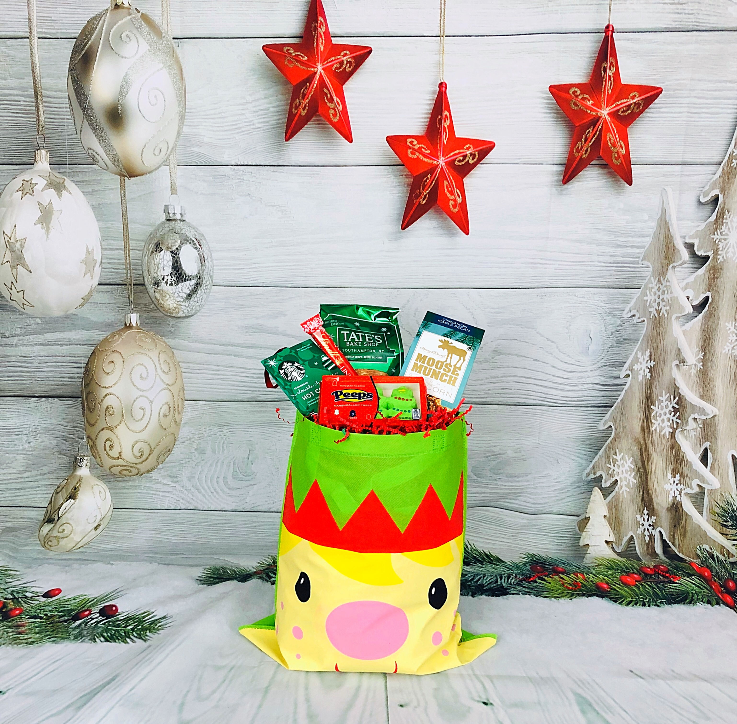 The Jolly Elf Gourmet Gift Tote