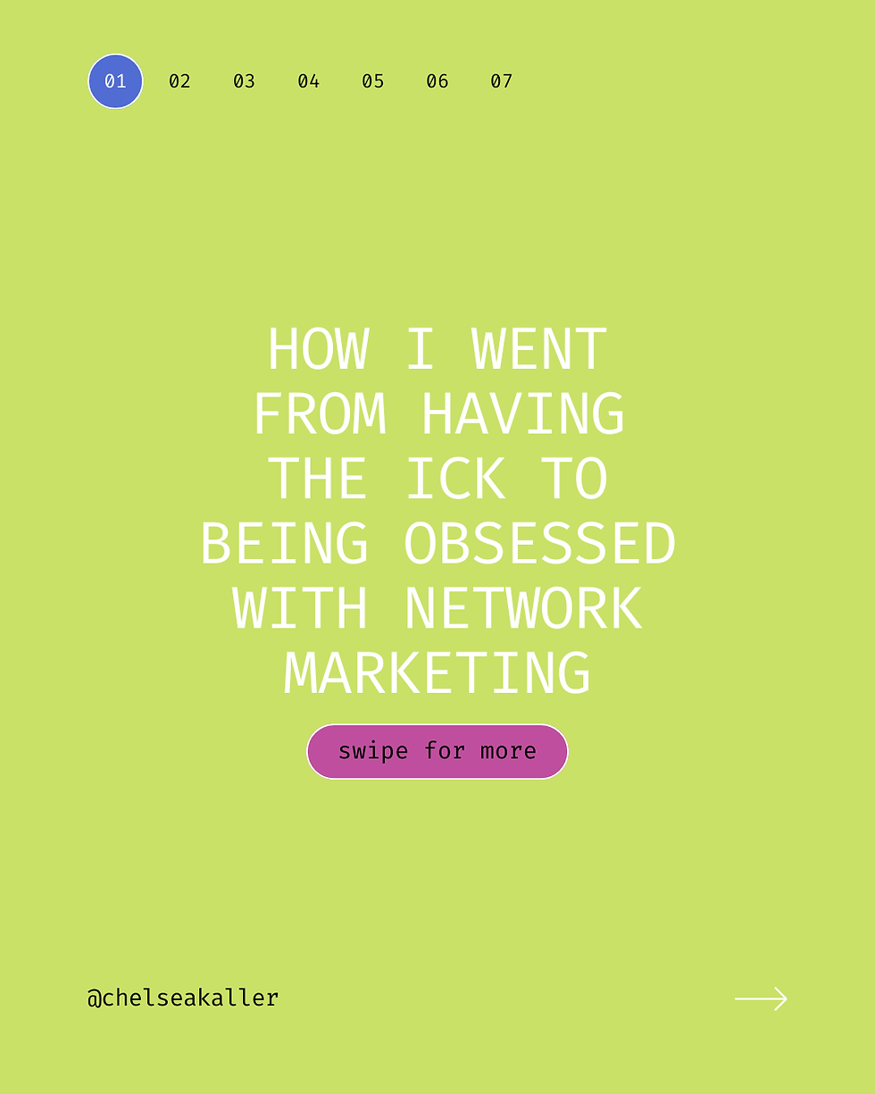 How I Went from Having the Ick to Being Obsessed with Network Marketing