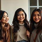 A group of young Asian and Black women in their early 20s.jpg