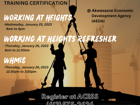 WORKING AT HEIGHTS/WHMIS