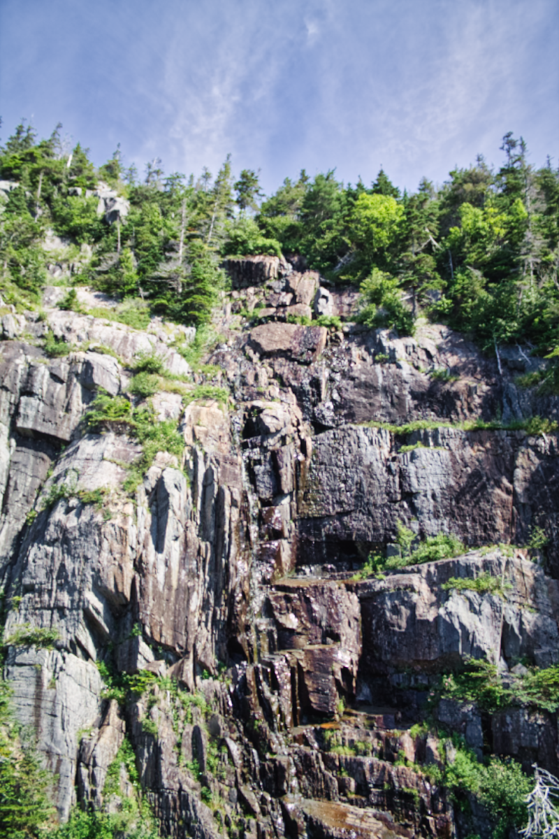 Waterfall at the La Manche Village Path, East Coast Trail