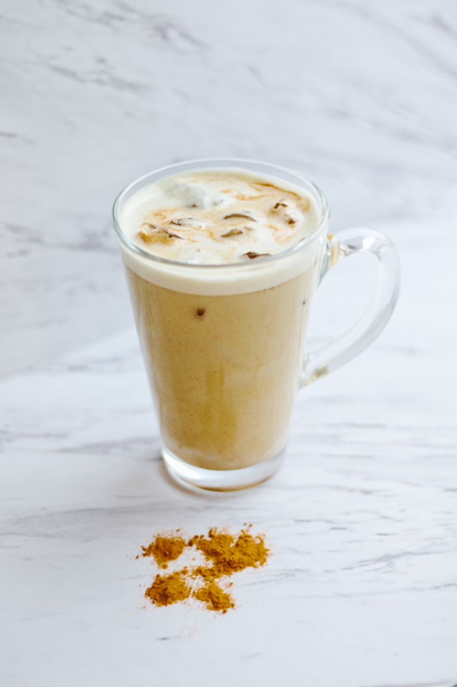 Tumeric milk over ice recipe