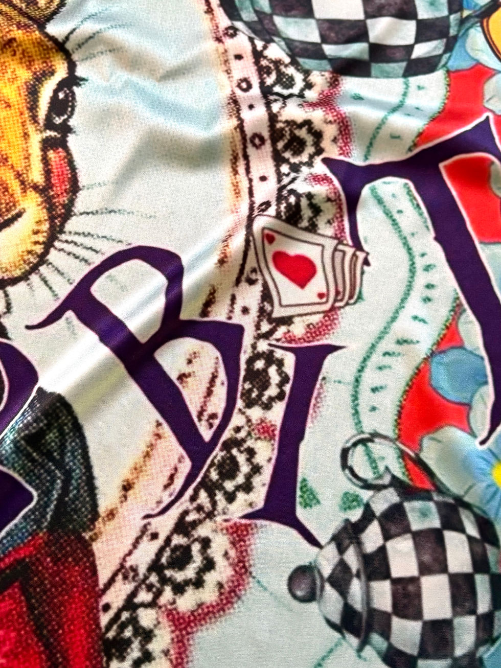 Miniature : Maxi foulard bohème baroque – design exclusif artistique
