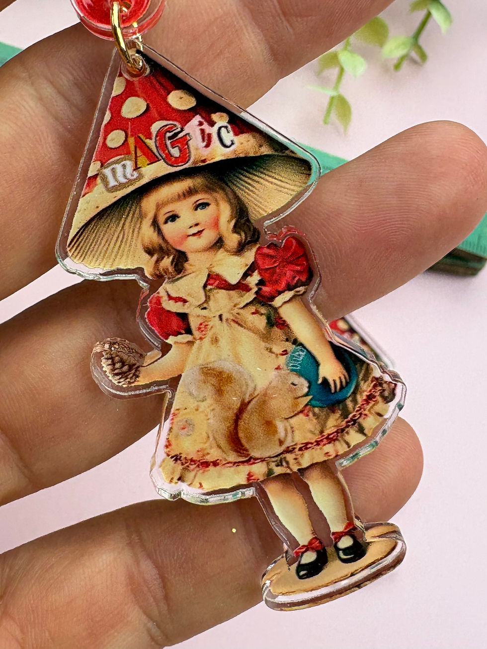 Miniature : Boucles d’oreilles  « Mon monde à MOI » - kitsch féerique joyeuses créateur 