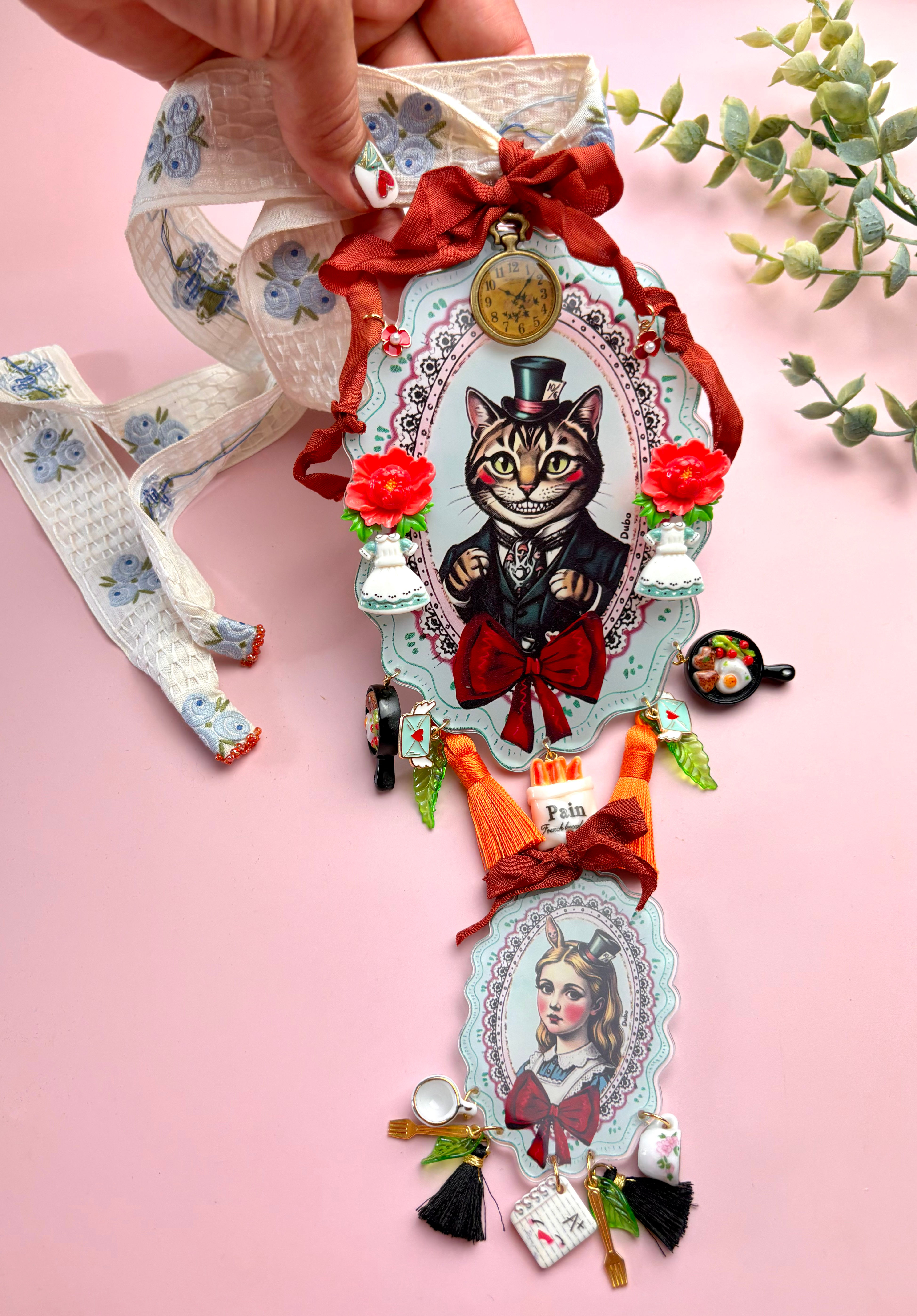 Collier XXL Fairy Kitsch Bohème – L’Heure du Trop – Statement pièce unique 