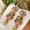 Miniature : Boucles d’oreilles Baby Chantilly Royale - Bijoux en acrylique légers, assiette