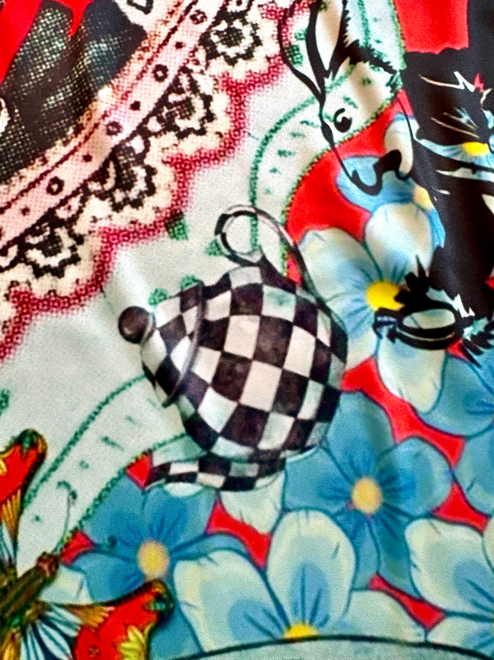 Miniature : Maxi foulard bohème baroque – design exclusif artistique