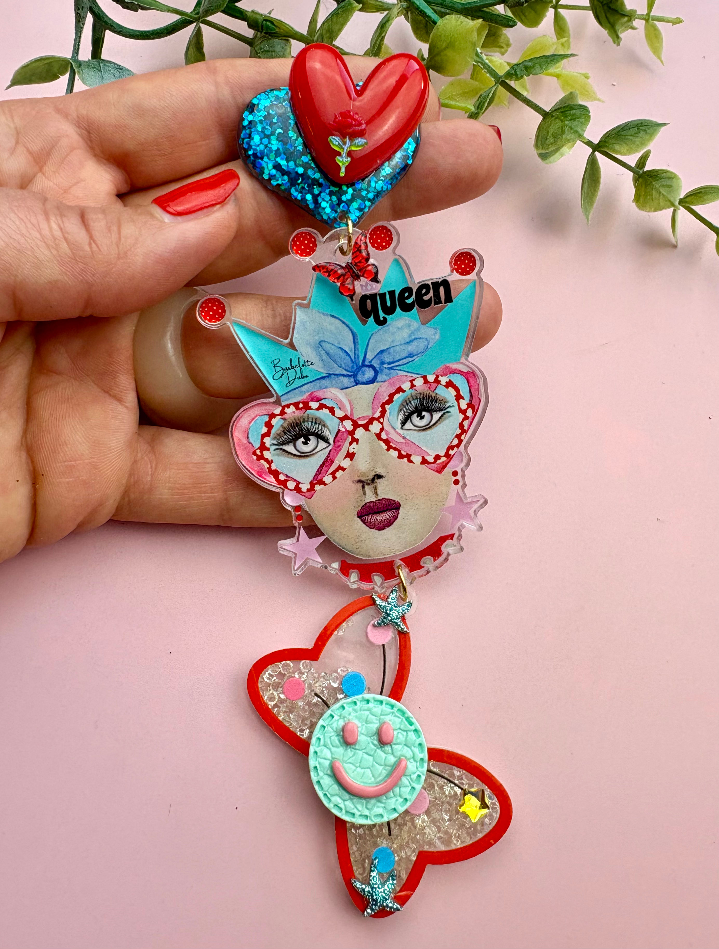 The Queen – Pin’s XL Fairy Kitsch Bohème 