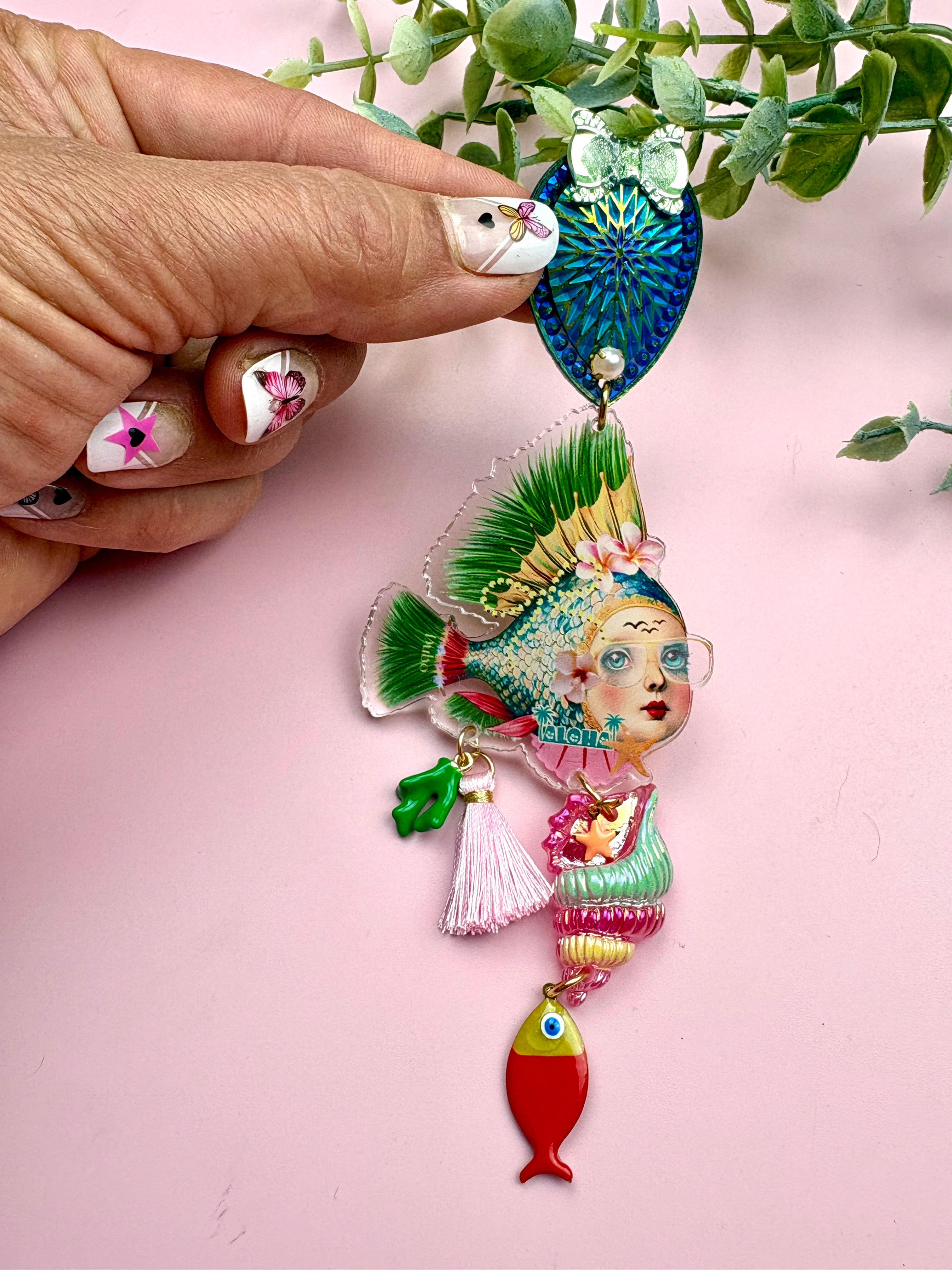 Pin’s Aloha – Broche Fairy Kitsch Bohème Tropicale Statement