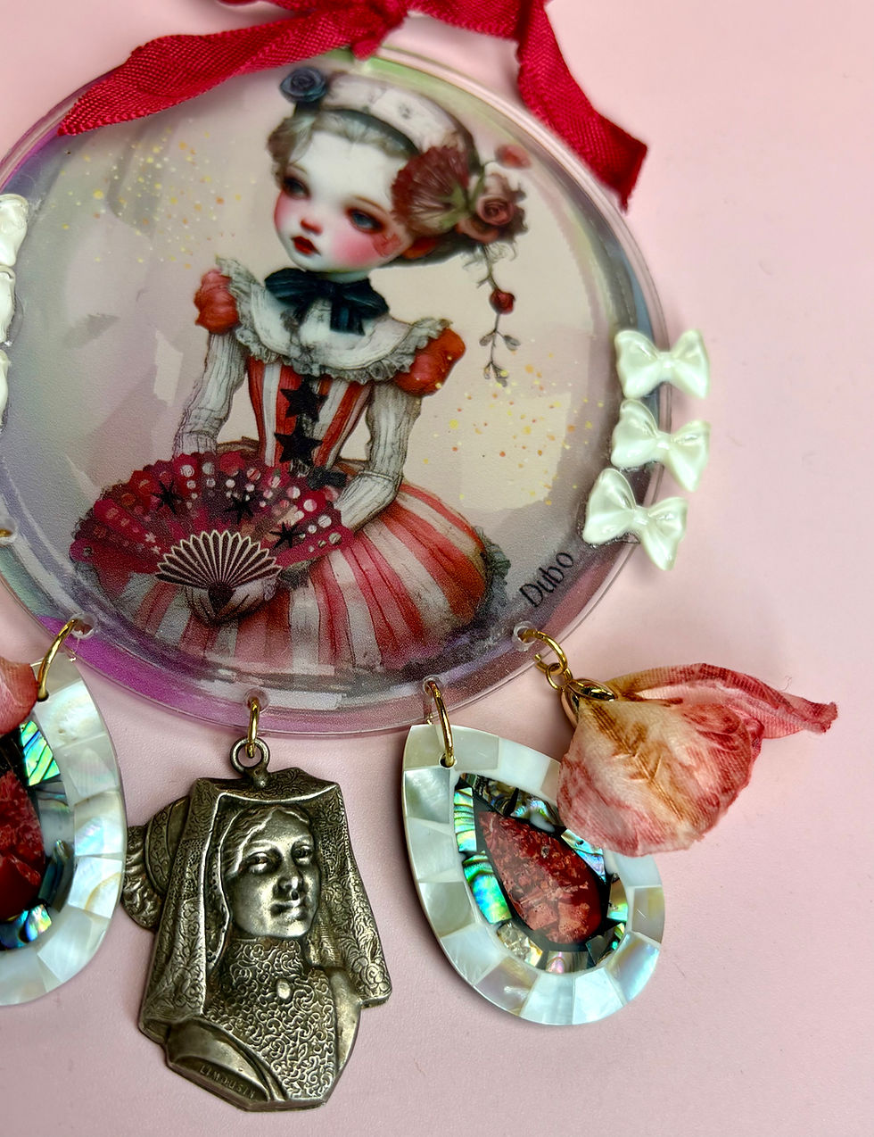 Miniature : Broche XL Fairy Kitsch – La Pupille Indocile – Bijou Statement Acrylique & Crist