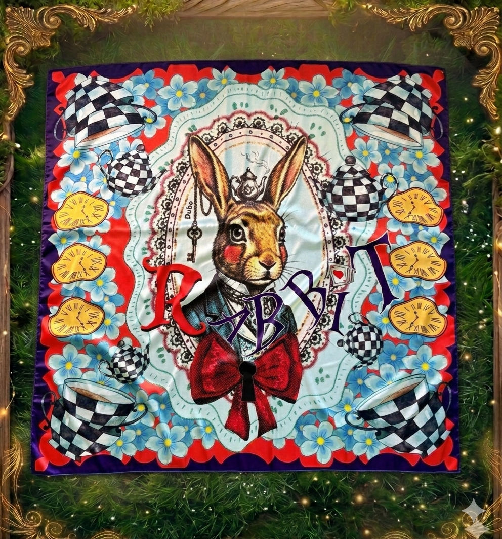 Maxi foulard bohème baroque – design exclusif artistique