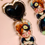 Miniature : Boucles d’oreilles rétro décalées – La Chipie – Acrylique 
