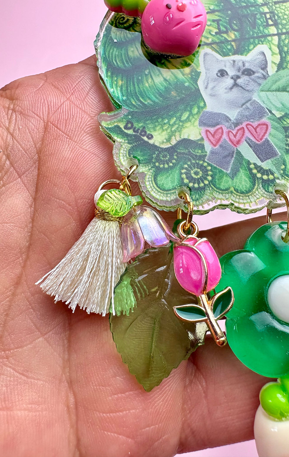 Miniature : Broche acrylique Slow Life – Fairy Kitsch Bohème – Escargot Queen