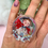 Miniature : Bague acrylique ajustable “Filles du Givre” – Bijou féerique, rétro