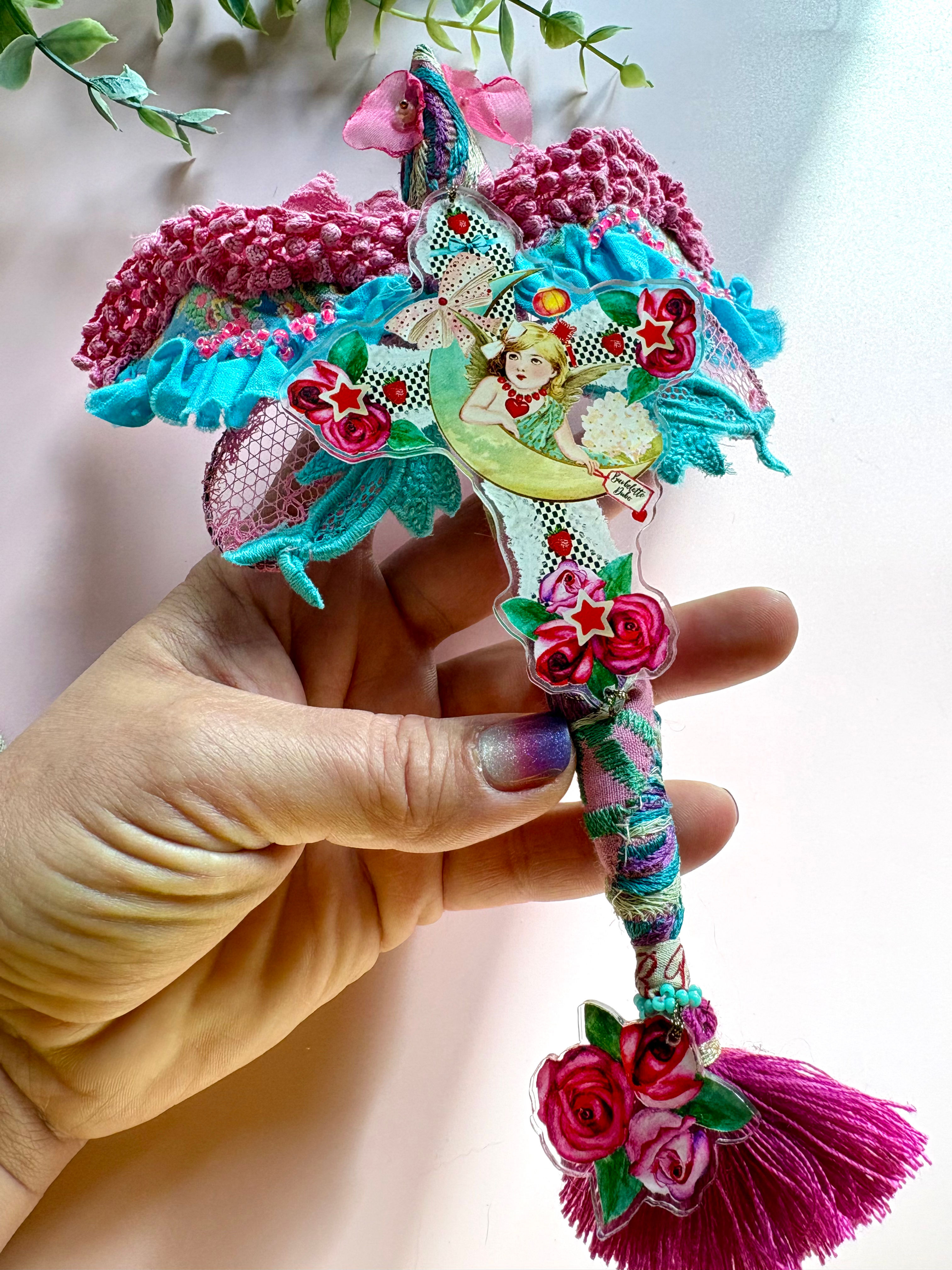 Broche XL Libellule du Printemps – Pièce Signature Fairy Bohème Rétro
