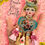 Miniature : Broche Miss Chantilly – Pièce unique XXL féerique, kitsch et précieuse