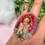Miniature : Bague acrylique ajustable “Filles du Givre” – Bijou féerique, rétro 
