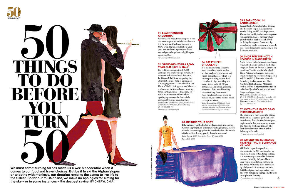 50 things to do before you turn 50 1