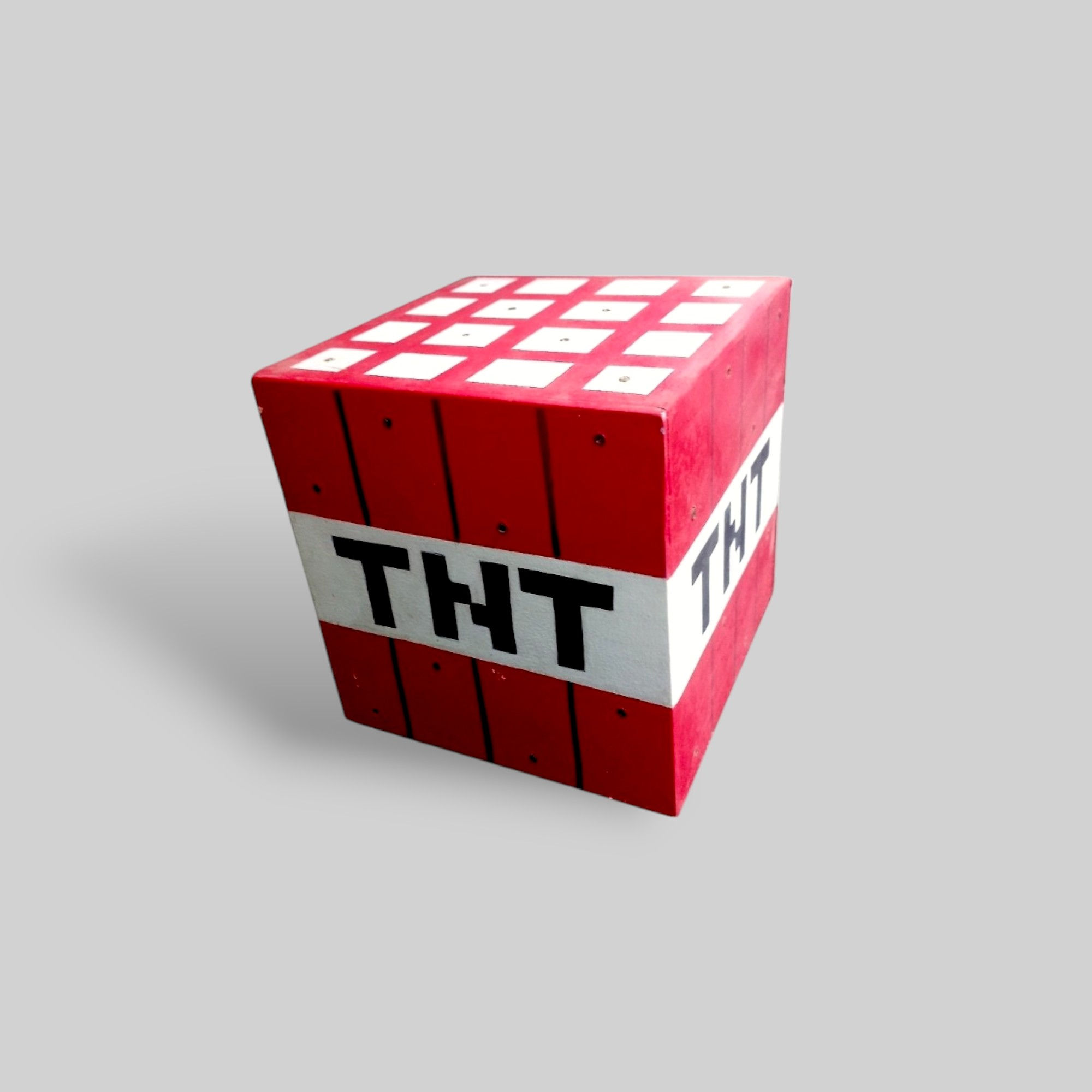 Cubo Personalizado TNT (Minecraft) - 20 cm Comprimento