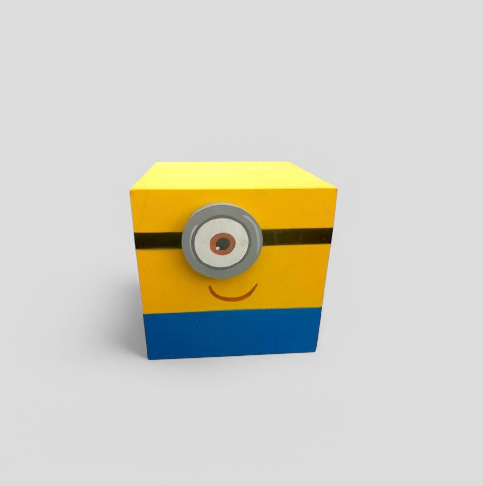 Cubo Personalizado - Minions (Meu Malvado Favorito) - 20 cm Comprimento