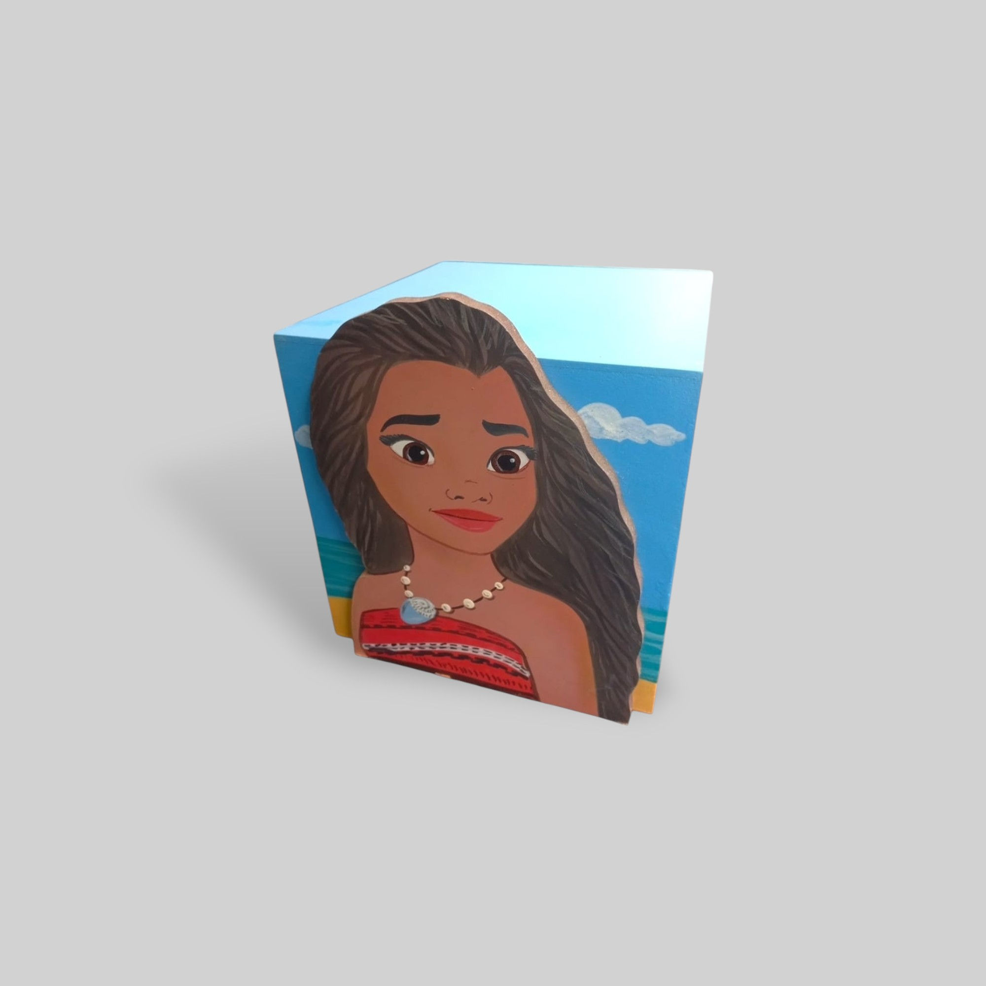 Cubo Personalizado - Moana - 20 cm Comprimento