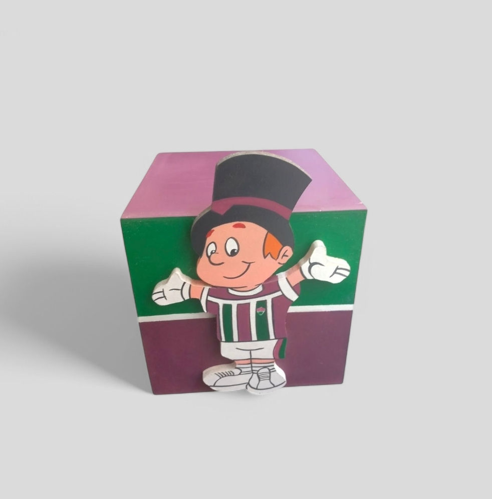 Cubo Personalizado Temático - Mascote (Fluminense) - 20 cm Comp