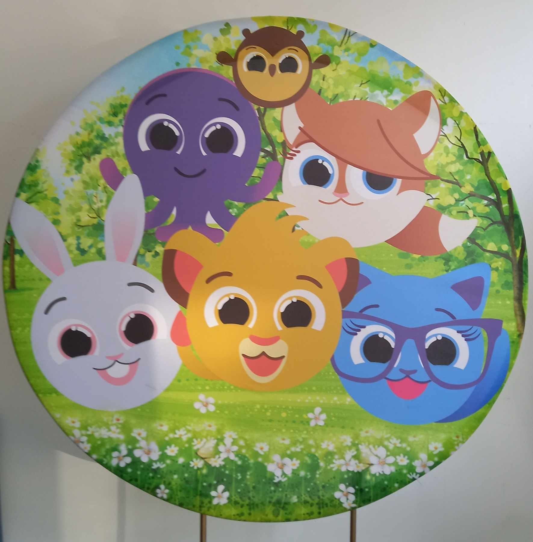 Painél Redondo - Bolofofos - 1,50 m Diâmetro