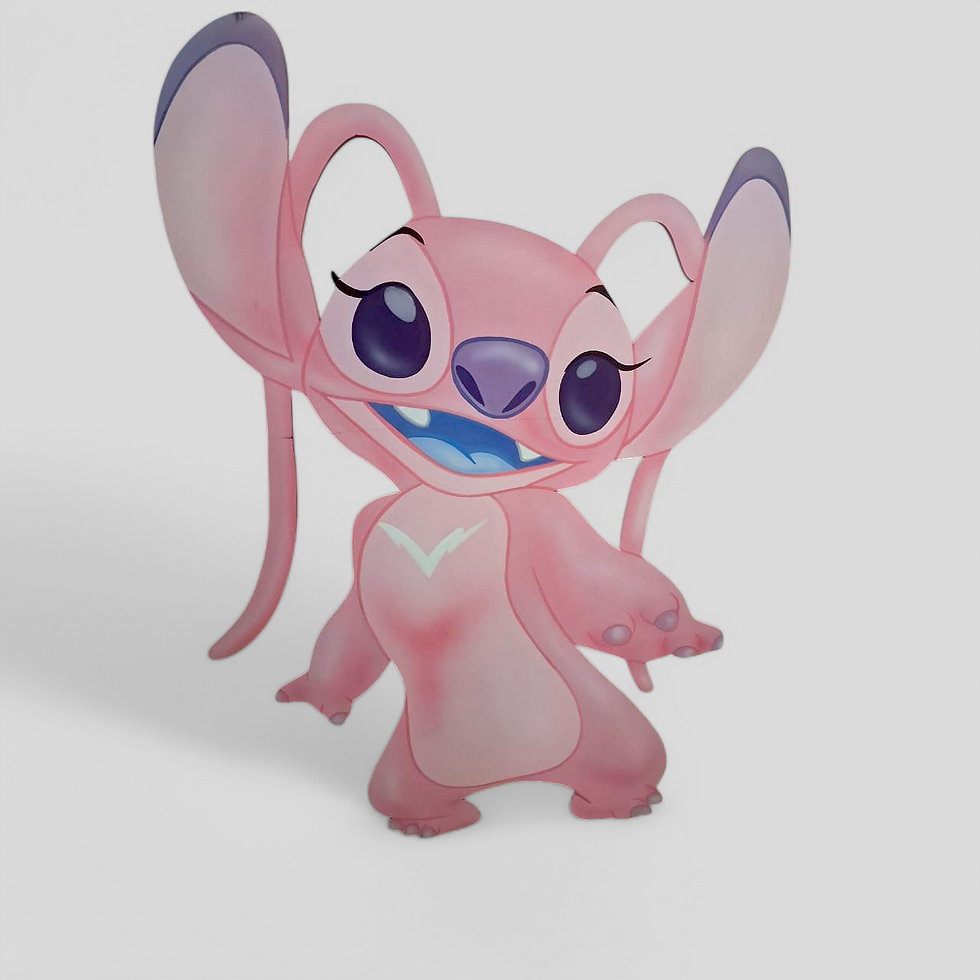 Cenário de Chão MDF - Angel (Lilo E Stitch) - 102 cm Comprimento