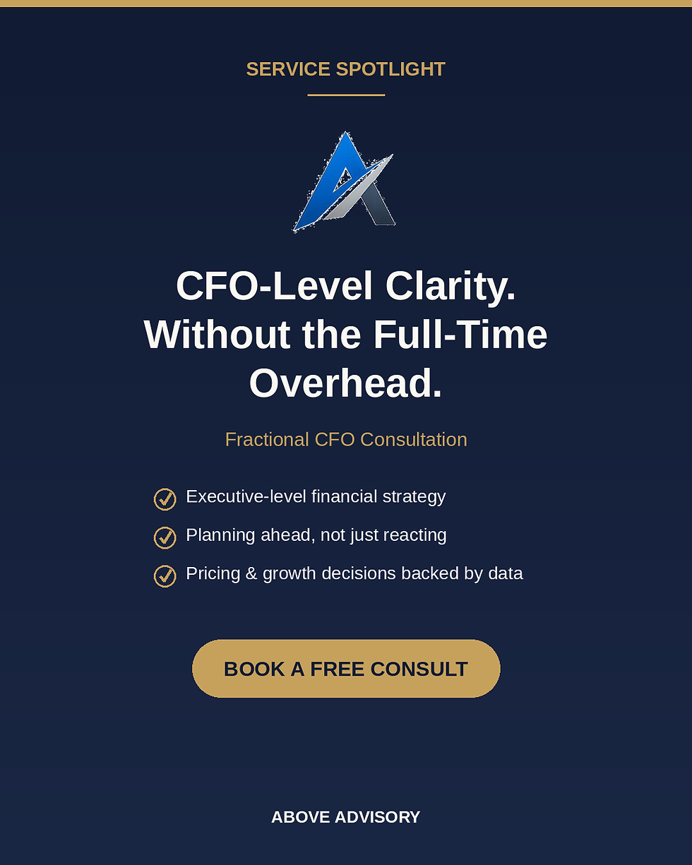 Do You Need a CFO? Probably Not. Do You Need CFO-Level Thinking? Probably Yes.