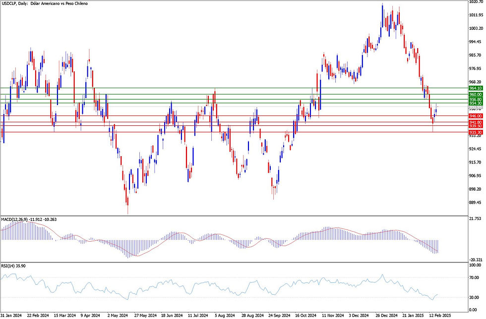 USDCLP 19 de febrero 2025