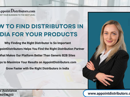 How to Find Distributors in India for Your Products