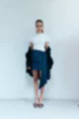 Denim Bow Skirt
