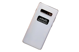 UCHealth branded mobile sticker on mobile phone.